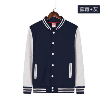 卫衣YDC312# 400克精梳TC棉情侣棒球服（水貂绒）